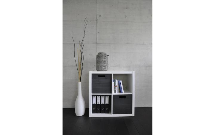 Actual product image Holz Zollhaus Storage Box Vintage Black, 33 x 38 cm (33 x 33 x 38 cm, 41.38 l)