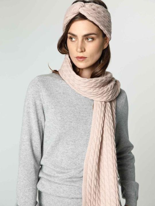 Produktbild Furnari Gestricktes Stirnband 100% Kaschmir - Ascherose