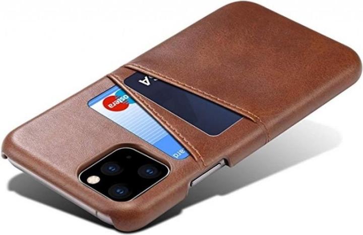 Produktbild Screenguard Apple iPhone 12 mini CardCaddy Leder Backcase mit Kartenfächern (Apple iPhone 12 mini)