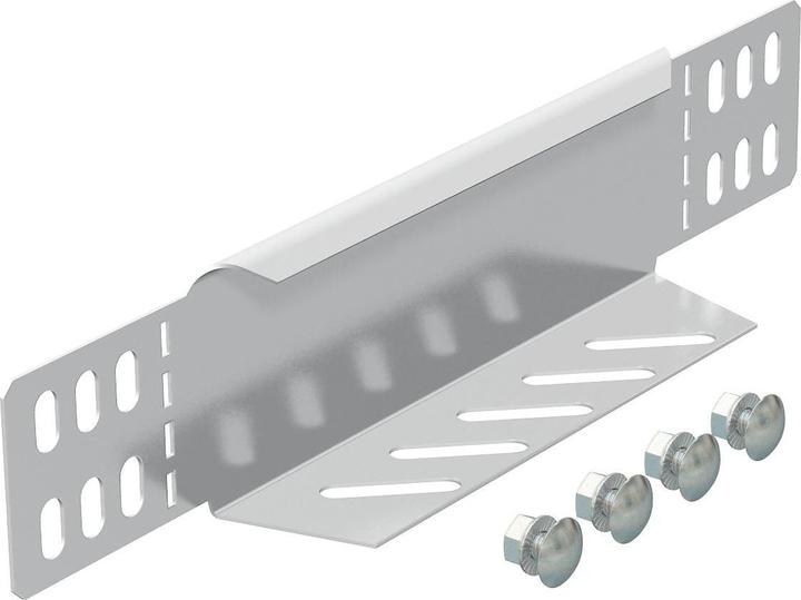 Immagine prodotto OBO Bettermann OBO RWEB 615 A2 Angolo di riduzione/terminale per vaschetta portacavi 60x150 (Foro cavo, 6 cm)