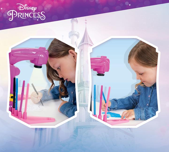 Actual product image Lisciani Princess Projector Drawing School