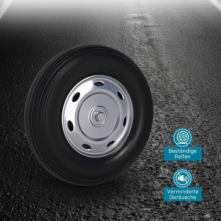 Actual product image Wiltec Wheelbarrow Tyre for pneumatic wheels 400x100 4.00-8