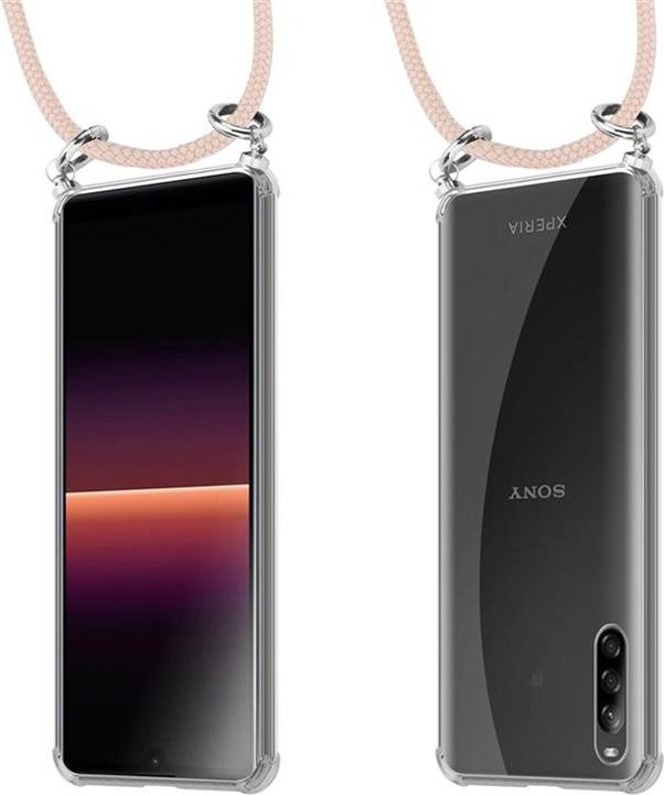 Produktbild Cadorabo TPU Handy Kette SILBER Cover