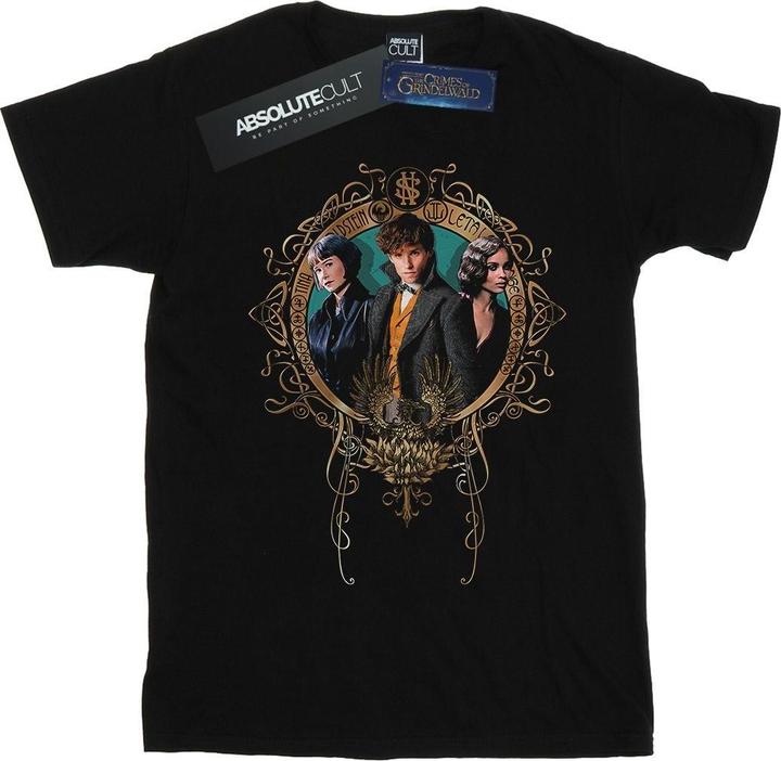 Actual product image Fantastic Beasts Mens Tina, Newt And Leta T-Shirt (XXL)