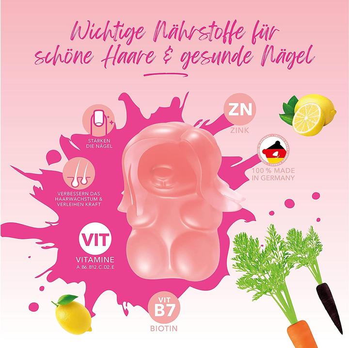 Immagine prodotto IVYBears Vitamine per capelli per donne (1 Pezzo/i, Gomme, 150 g)
