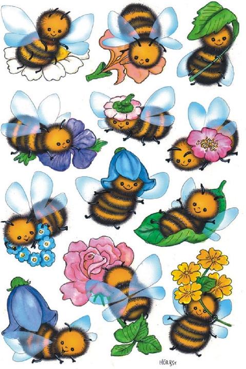 Actual product image Herma Sticker bee