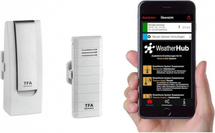 Actual product image TFA WeatherHub