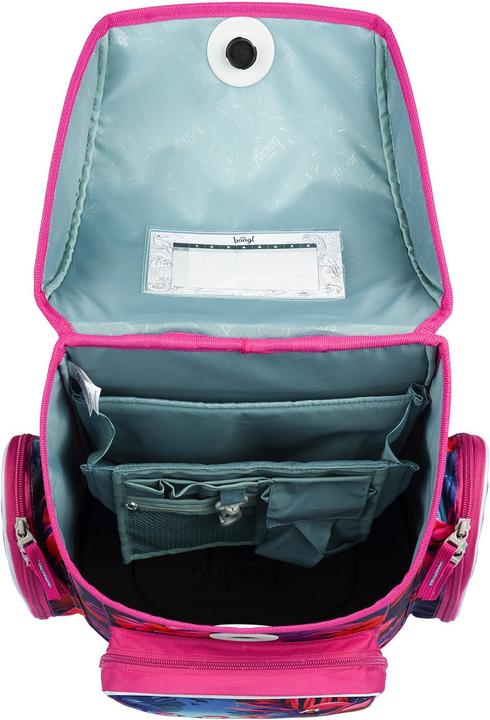 Produktbild Baagl 5-teiliges Schulranzen-Set - Flamingo - inkl. Turnbeutel, Federmäppchen, Heftbox und Brotdose