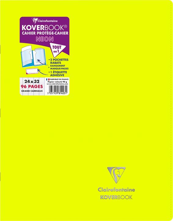 Produktbild Clairefontaine Koverbook (24 x 33 cm, Kariert, Weicher Einband)