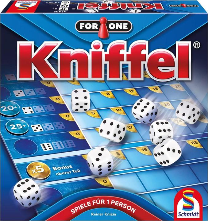 Image du produit Schmidt Spiele For One Kniffel (d) (Allemand)