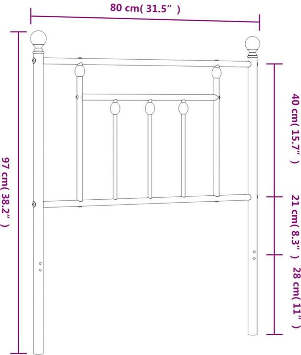 Immagine prodotto VidaXL Paola (80 x 3 x 97 cm)