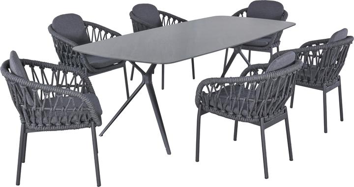 Produktbild LC Garden Bari Esstisch Aluminium/HPL Sintered Stone 240x100 cm (240 cm)