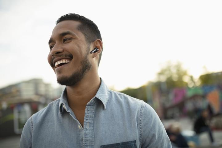 Actual product image Cellularline Elusion In Ear Headphones Black (ANC, 15 h, Wireless)