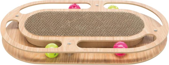 Image du produit Trixie Tableau à gratter avec cadre en bois (Jouet à balle chat)