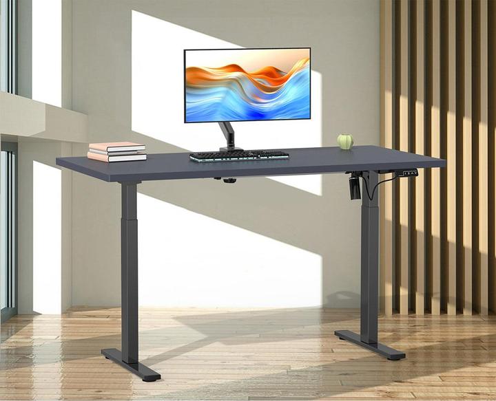 Produktbild VCM Schreibtisch verstellbar Lona 140x80 sw (140 x 80 x 120 cm)