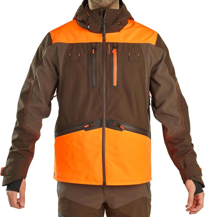 Immagine prodotto Solognac Jagdjacke Regenjacke Renfort 900 orange/braun (M)