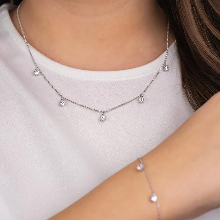Produktbild Engelsrufer Silver necklace with clear zircons Shiny ERN-SHINY-05-ZI (Silber 925)