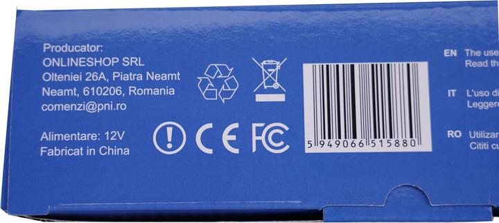 Immagine prodotto PNI Radio CB Escort HP 6500, multistandard, 4 W, AM-FM, 12 V, ASQ, RF Gain, presa accendisigari