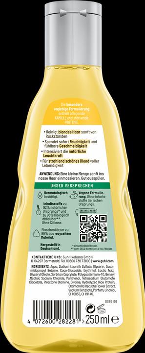 Produktbild Guhl Blond Faszination Shampoo Farbglanz (250 ml, Flüssiges Shampoo)