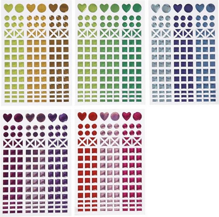 Image du produit Creativ Company 3D-Sticker Mosaik 10 Blatt
