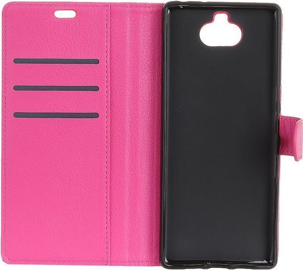 Actual product image MU Classic Litchi Leather Bookcover Series (Sony Xperia XA3)