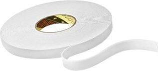 Actual product image 3M Double-sided polyethylene foam adhesive tape, white from (19 mm)