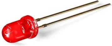 Produktbild Velleman 5mm Standard Led Lamp Red Water-Clear