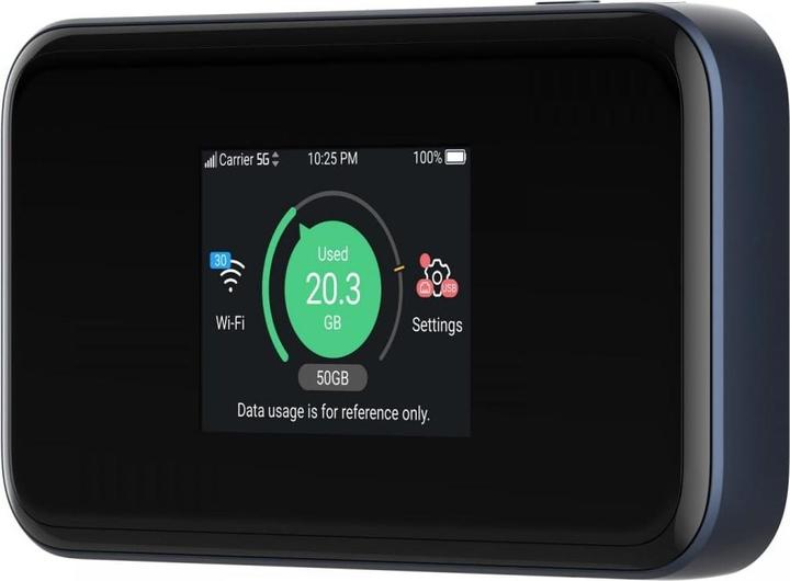 Immagine prodotto ZTE Kabelloser Router MU5001 Mobile WiFi6 3800 Mbps 5G LTE Schwarz