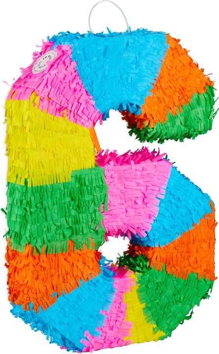 Image du produit Relaxdays Pinata Chiffre numéro anniversaire