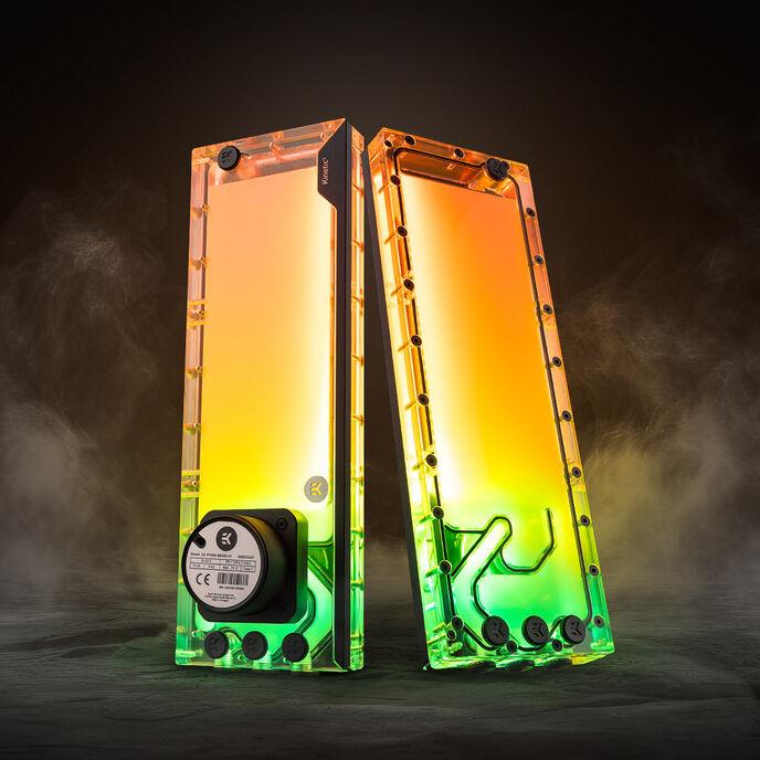 Image du produit EKWB EK-Quantum Kinetic3 FLT D5/DDC Réservoir de compensation - 360mm, D-RGB, Acrylique
