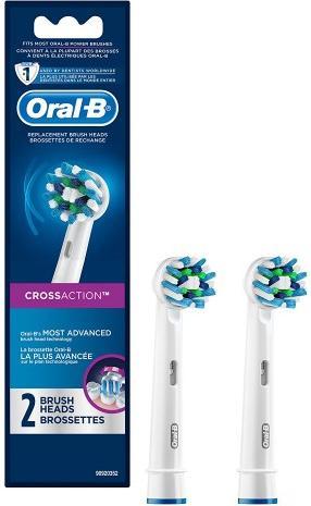 Immagine prodotto Oral-B ricambio EB50-2 Testine ad azione incrociata, per adulti, Il numero di spazzole incluse nella (2 x)