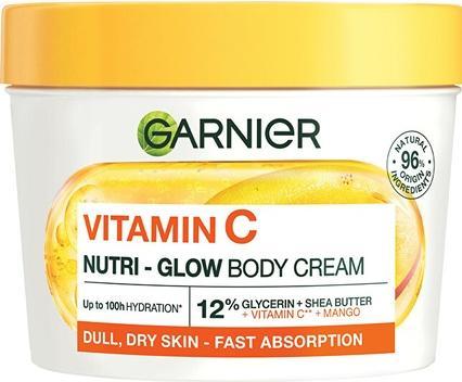 Produktbild Garnier Brightening Body Cream Vitamin C Nutri-Glow Body Cream 380 Ml (Körpercreme, 380 ml)