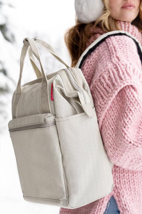 Actual product image reisenthel Backpack Allrounder R Herringbone Sand (12 l)