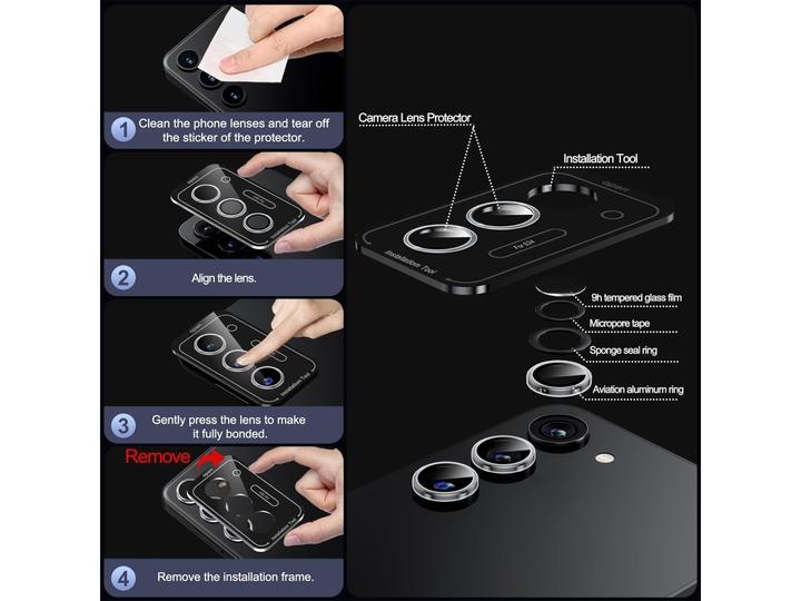 Immagine prodotto Screenguard Vetro protettivo della lente della fotocamera Samsung Galaxy S24 FE (1 Pezzo/i, Samsung Galaxy S21)