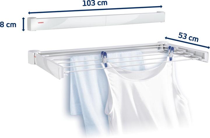 Productafbeelding Leifheit Telegante wanddroger (7.20 m)