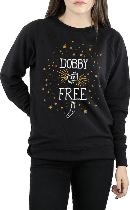 Womens/Ladies Dobby Is Free Cotton Sweatshirt