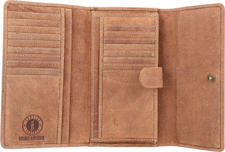 Image du produit Klondike 1896 Donna Cuir naturel Damengeldbörse, Marron moyen