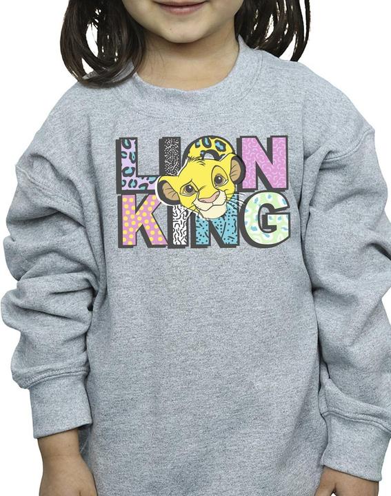 Produktbild Disney The Lion King Pattern Logo Sweatshirt Mädchen (140, 146)