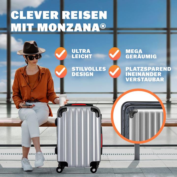 Produktbild Monzana Hartschalenkoffer (90 l, L (90 - 115l))