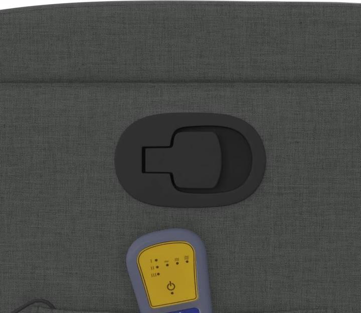 Image du produit VidaXL Fauteuil de massage gris foncé Tissu,Couleur : gris foncé,Matériaux