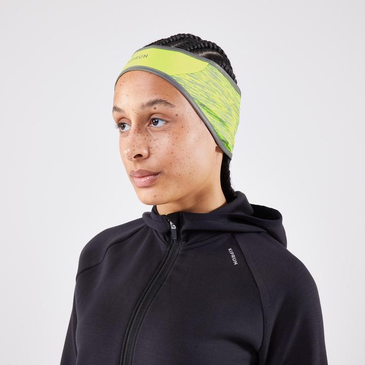 Produktbild Kiprun Lauf-Stirnband - Warm + neongelb