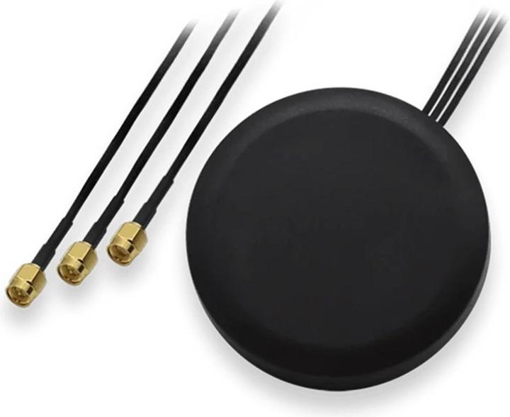 Produktbild Teltonika PR1KCS28 Combo SISO Mobile / GNSS / Wi-Fi roof SMA Antenna (GPS, WLAN, GSM)