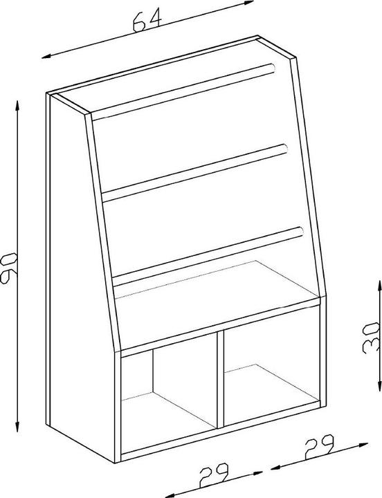 Actual product image Homitis Coco Bookshelf