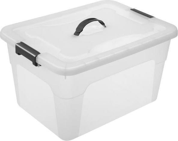 Immagine prodotto Juskys Set di scatole portaoggetti con coperchio (33 x 45 x 26 cm, 30 l)