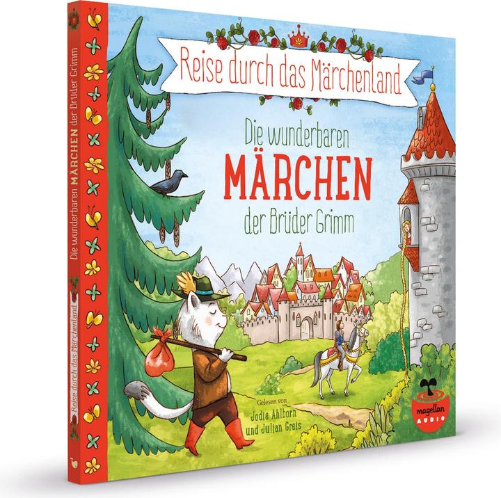 Actual product image Journey through Fairyland - The Wonderful Fairy Tales of the Brothers Grimm (Audio CD) (Jacob and Wilhelm Grimm, Rainer Bielfeldt, Larisa Lauber, Jodie Ahlborn, Rusalka Deer, German)