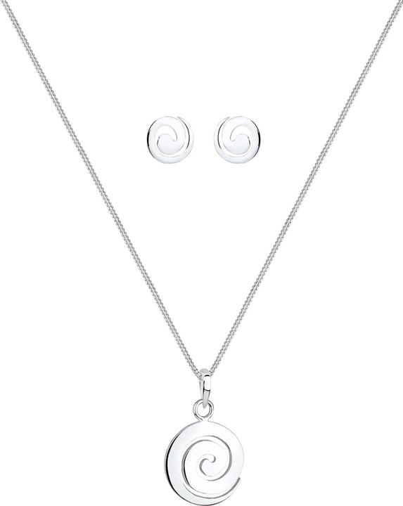 Image du produit Elli Set de bijoux Spirale Rond Cercle Argent massif 925 (Argent sterling 925)