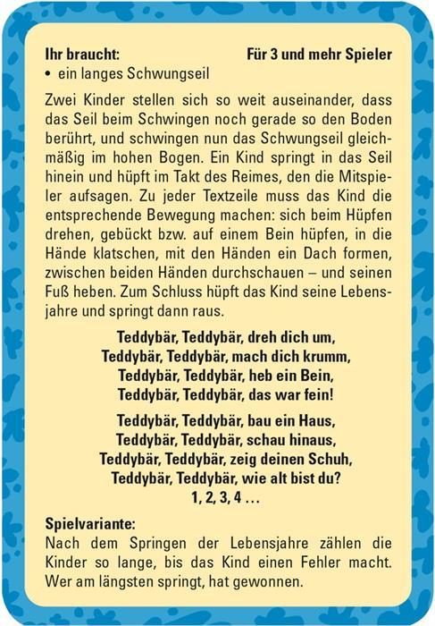 Nährwerte und Zutaten 50 Spiele für den Schulhof (Deutsch)