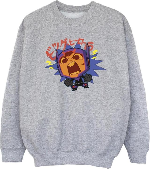 Image du produit Disney - Sweat BIG HERO BAYMAX HIRO ANGRY MANGA - Fille (128)