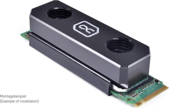 Actual product image Alphacool HDX Apex M.2 2280 SSD Cooler