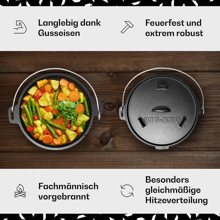Actual product image ToCis Big BBQ Big BBQ Dutch Oven Set Guernsey